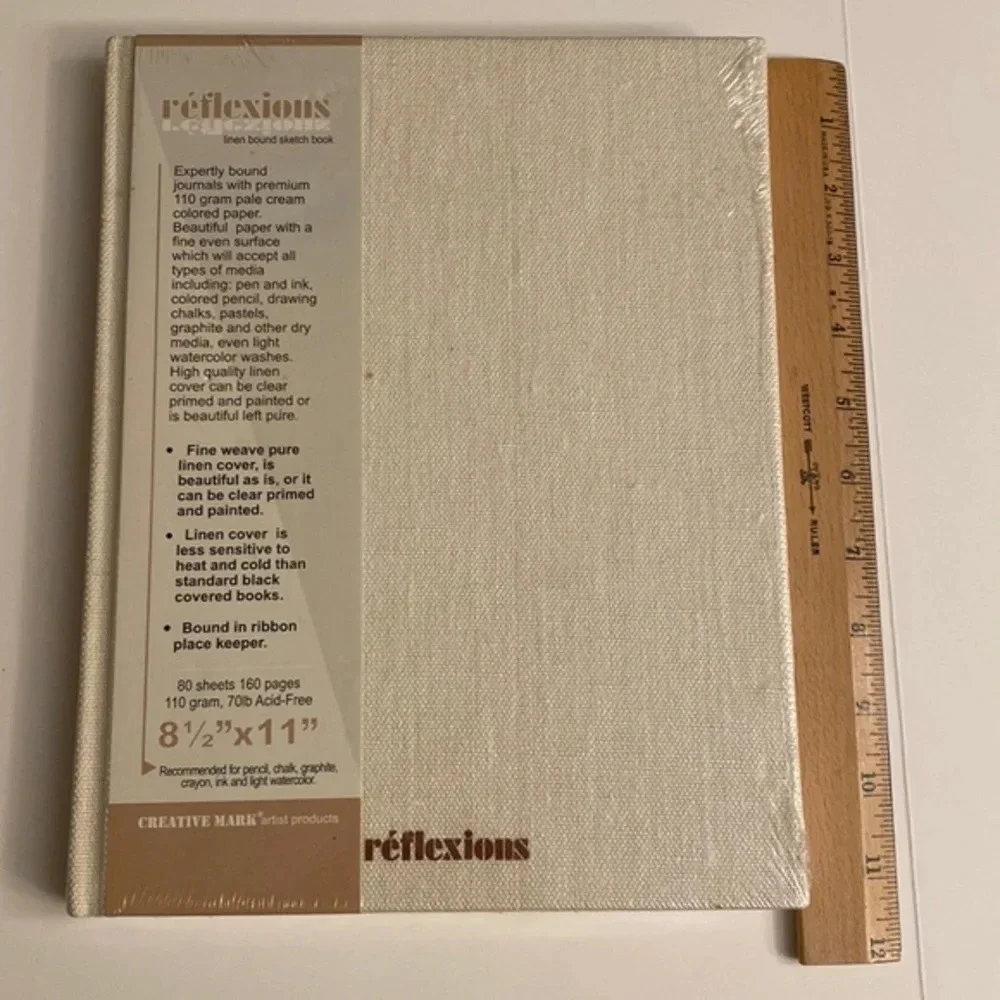 NWT Expertly Bound Linen Journal, NEW